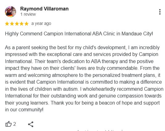 Campion testimonial